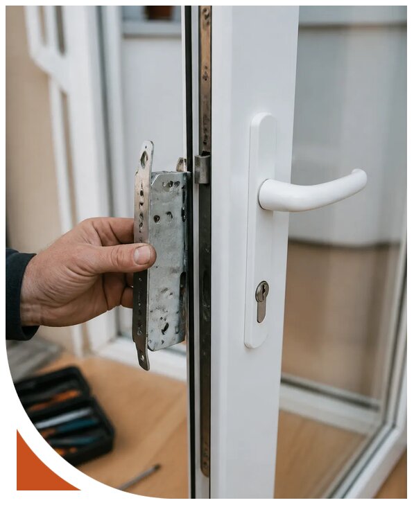 Ремонт замка пластиковой двери в Полысаеве от 2571 р. | Разлок-Плс